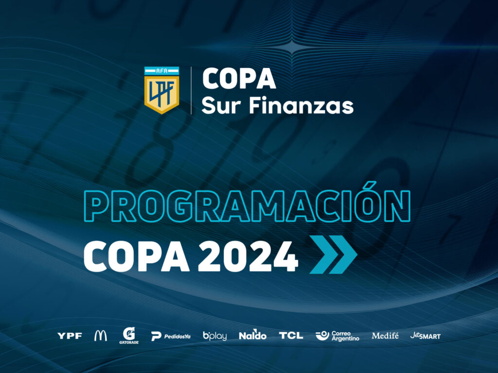 Calendario de la Copa Sur Finanzas Liga Profesional de Fútbol de AFA